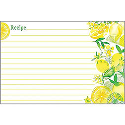 Lemon Lime Recipe Cards