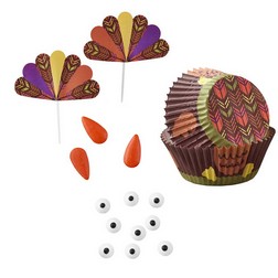 Turkey Cupcake Decorating Kit