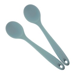 Silicone Mini Spoons - Light Blue