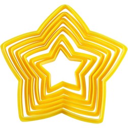 Star Plastic Cookie Cutter Set