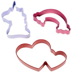 Rainbow Heart Cookie Cutter Set