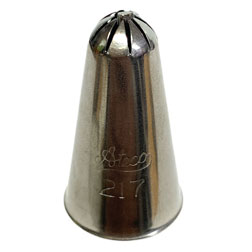 #217 Drop Flower (9 petal) Stainless Steel Piping Tip