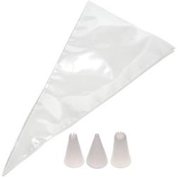 #331 Plastic Piping Tip & Disposable Piping Bags Set