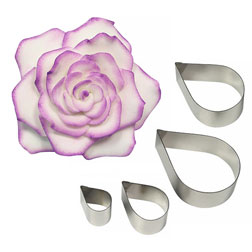 Rose Petal Stainless Steel Cutter Set