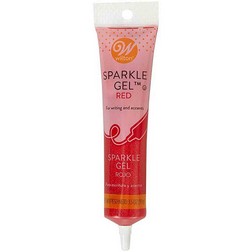 Red Sparkle Write On Piping Gel