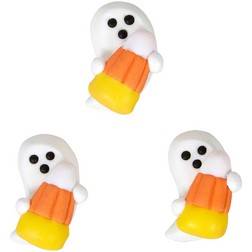 Candy Corn Ghosts Candy Decorations