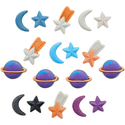 Galaxy Royal Icing Decorations