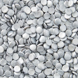 Silver Confetti Pouch