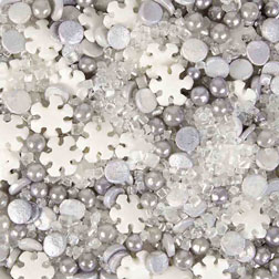 Holiday Shimmer Snowflake Mix Sprinkles