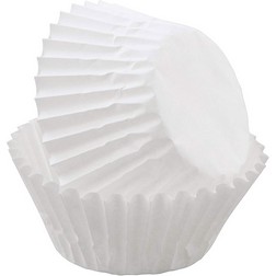White Mini Cupcake Liners - Celebakes