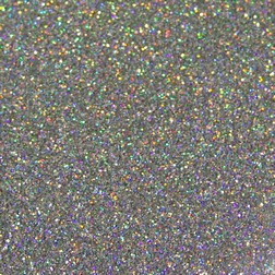 Hologram Silver Techno Glitter