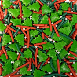 Christmas Tree Holiday Sprinkle Mix