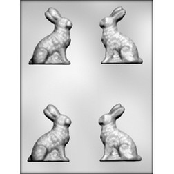 3D Sitting Bunny Chocolate Mold