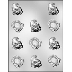 Turkey & Cornucopia Chocolate Mold