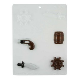 Pirate Accessories Chocolate Mold