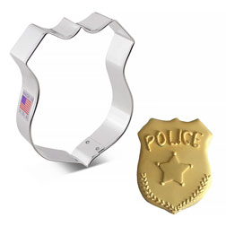 Police Badge Cookie Cutter