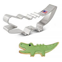 Cute Alligator Cookie Cutter