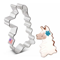 Llama Head Cookie Cutter by Lila Loa