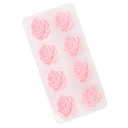 Pink Peony Icing Decorations