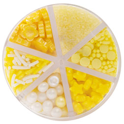 Yellow Six Cell Sprinkle Mix