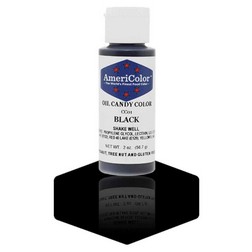 Black Americolor Oil Based Food Color