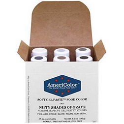 Nifty Shades of Gray® Soft Gel Paste™ Food Color Kit