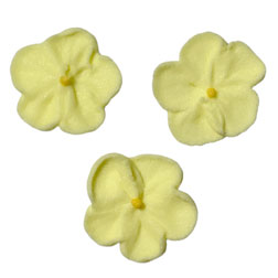 Yellow Mini Forget Me Nots Icing Decorations