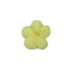 Yellow Mini Drop Flower Icing Decorations