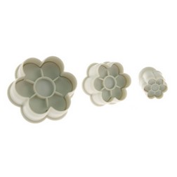 6 Petal Flower Plunger Cutter Set