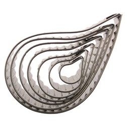Fluted Comma Cookie Cutter Set