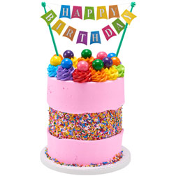 Happy Birthday Cake Banner