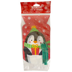 Christmas Penguin Treat Bags