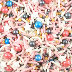 White Christmas Sprinkle Mix