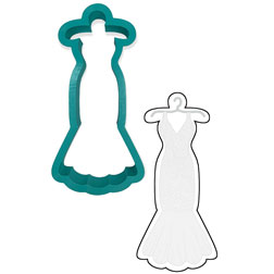 Dress on Hanger Cookie Cutter