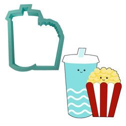 Pop & Popcorn Cookie Cutter