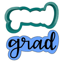 Grad Plaque Cookie Cutter