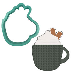 Mug w/ Cinnamon Cookie Cutter