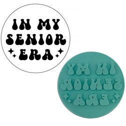 Senior Era Graduation Fondant Stamp