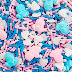 Pink and Blue Baby Sprinkle Mix