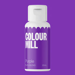 Purple Colour Mill Oil Based Food Color