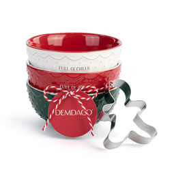 Christmas Snack Bowl Set