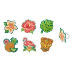 Polynesian Flair Cupcake Toppers