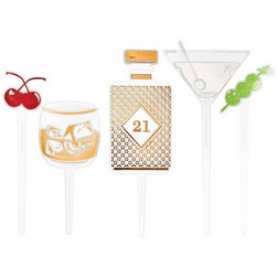 Mixology Cake Picks Set