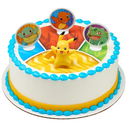 Pokemon Light Up Pikachu Cake Topper DecoSet
