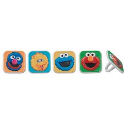 Sesame Street Block Cupcake Toppers