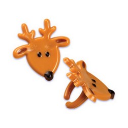 Reindeer Face Cupcake Toppers