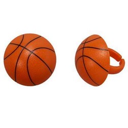 3D Basketball Cupcake Toppers