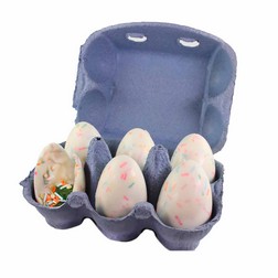 Blue 6-Egg Carton