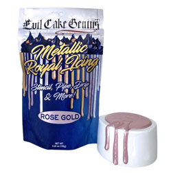 Metallic Rose Gold Royal Icing Mix