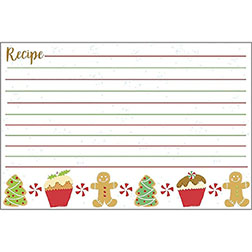 Christmas Treats Recipe Cards